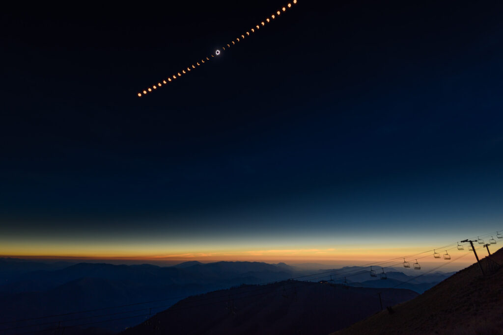 Solar Eclipse Time Lapse - Bald Mountain, Idaho