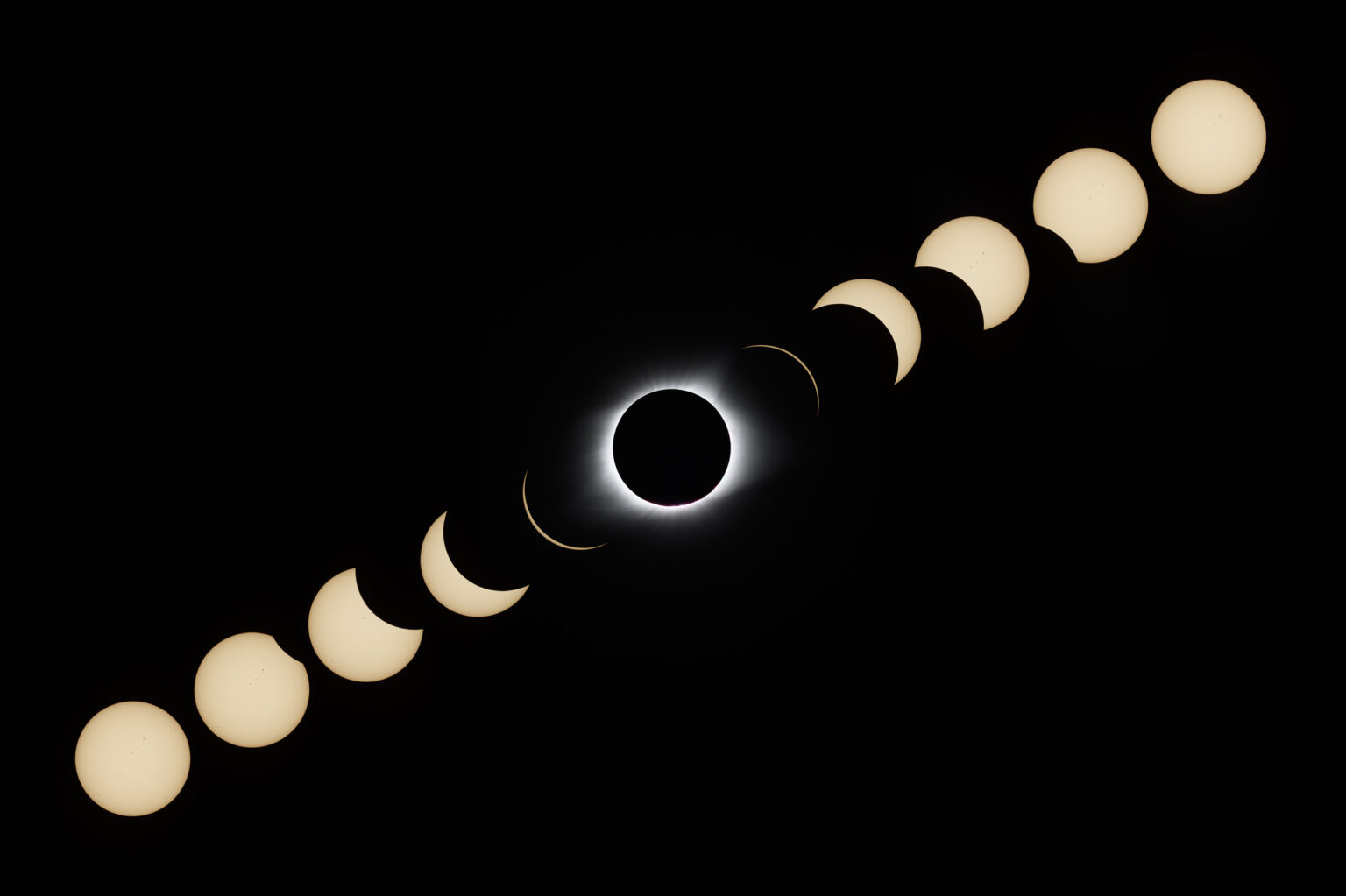 Solar Eclipse Time Lapse - Bald Mountain, Idaho