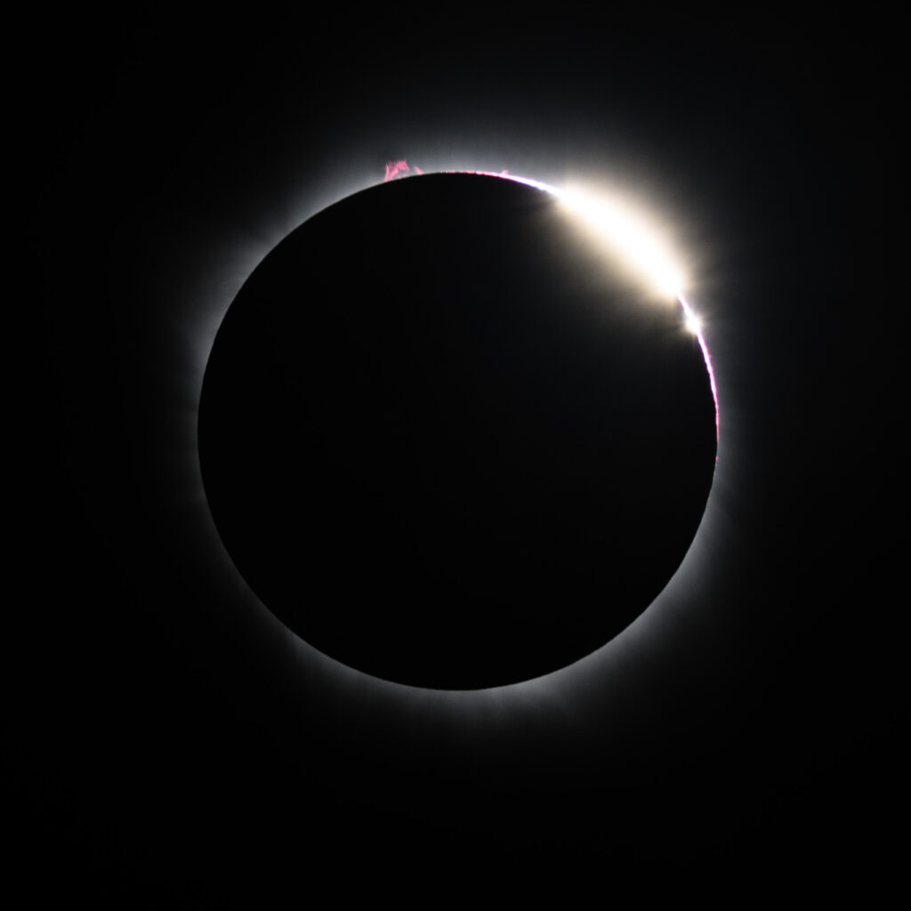 Diamond Ring Effect - Solar Eclipse 2017 - Bald Mountain, Idaho