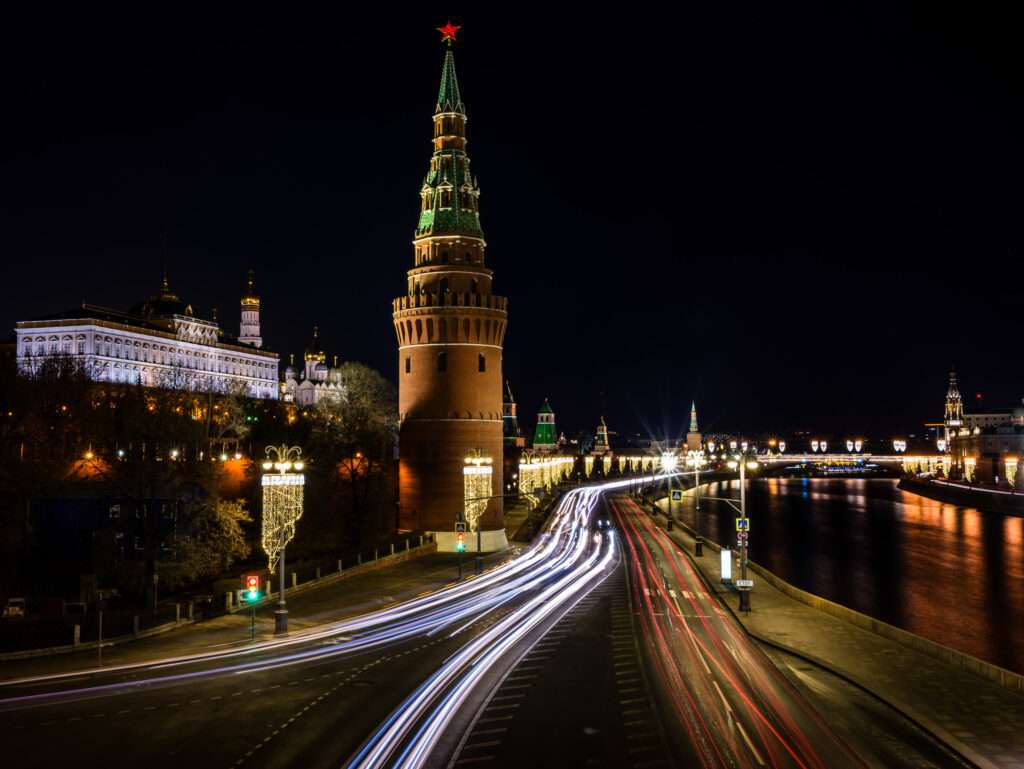 Moscow Kremlin at night