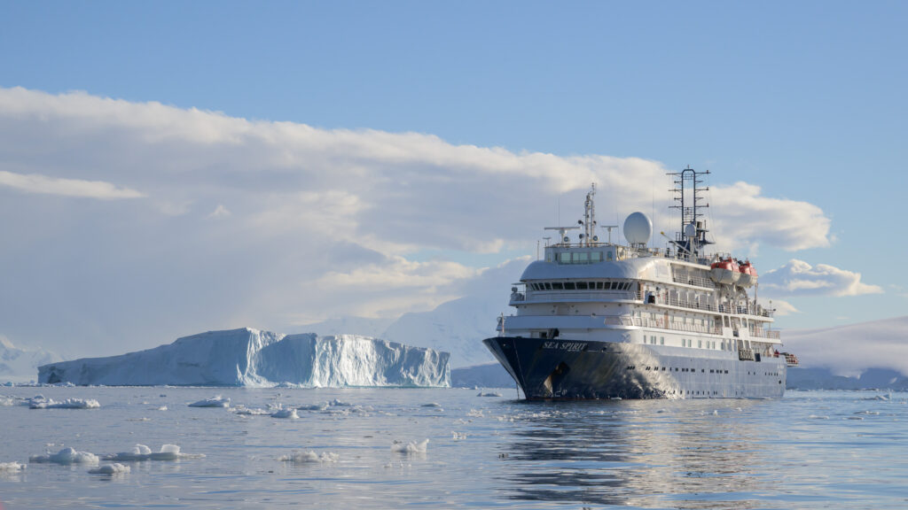 M/V Sea Spirit in Antarctica