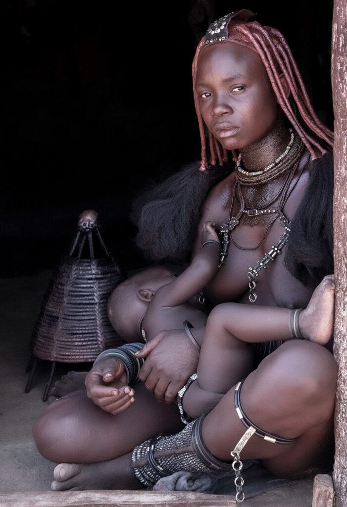 Himba mother and child