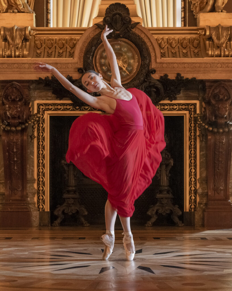 A ballet dancer in Paris