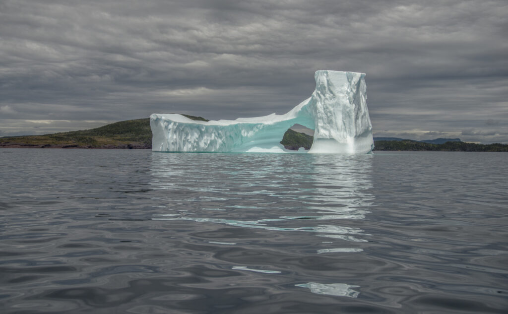 Reflections of an iceberg near Bonavista