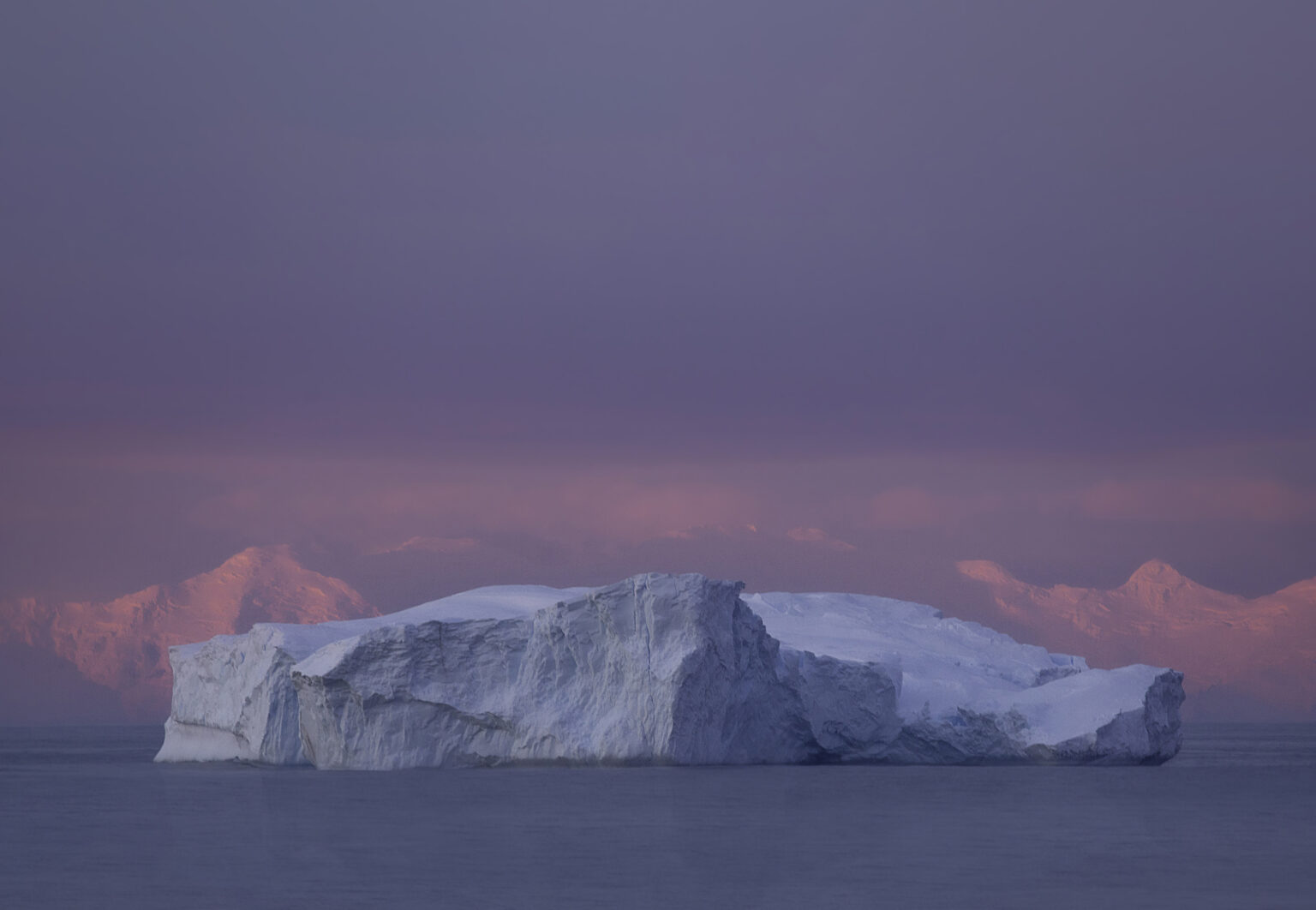 Antarctica sunset