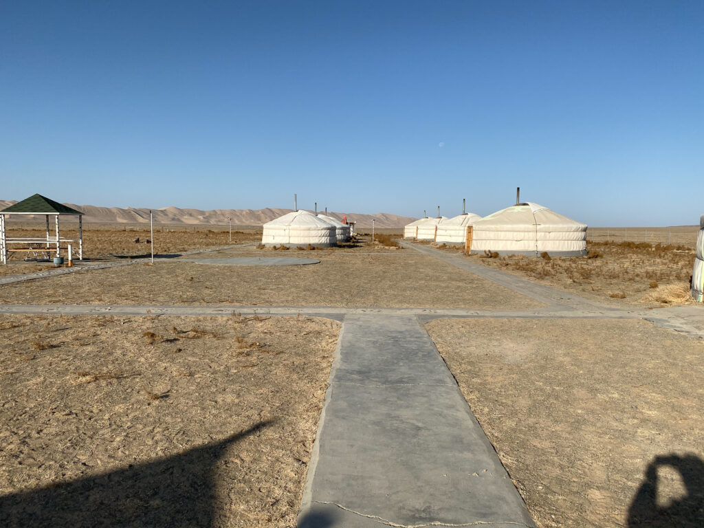 Gobi desert ger camp