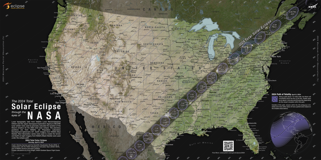 2024 solar eclipse map