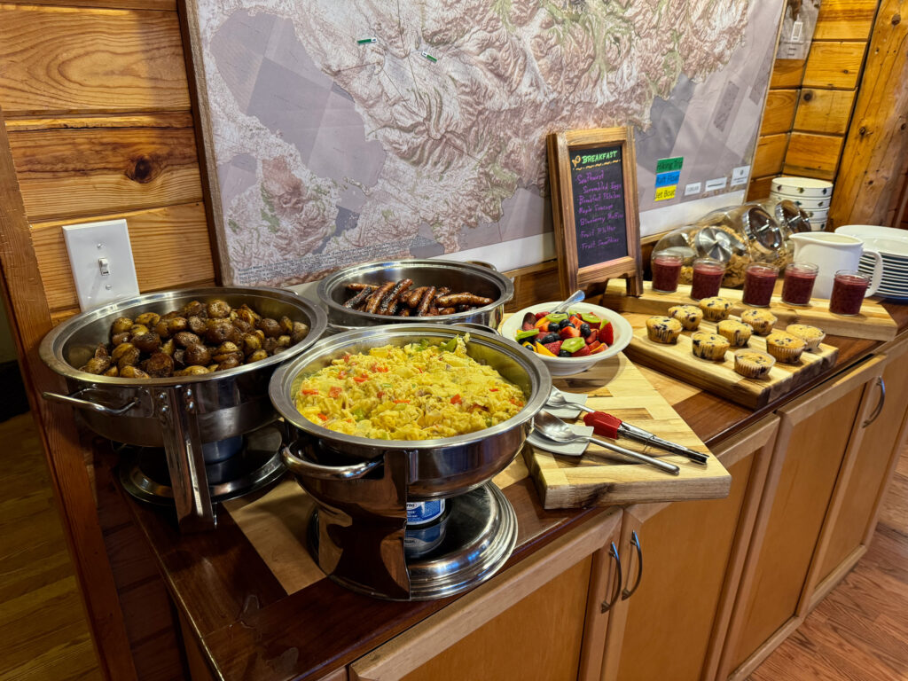 Breakfast buffet