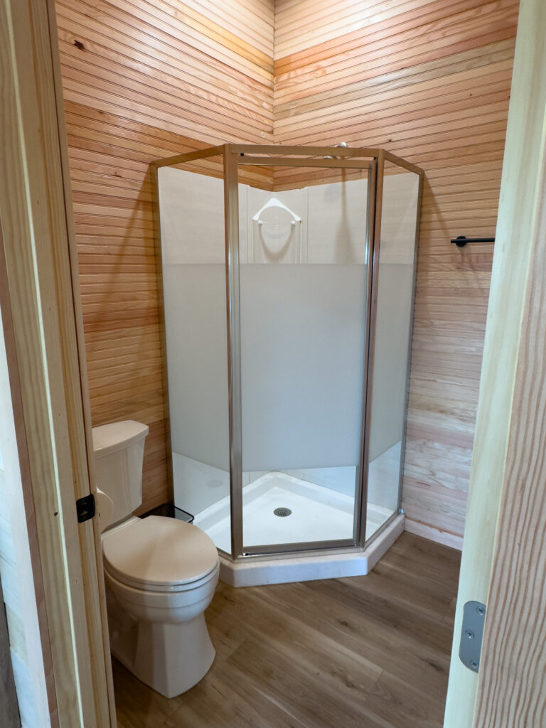 Lodge bathroom