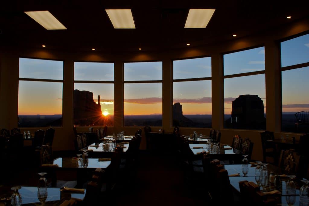 The View Hotel dining room