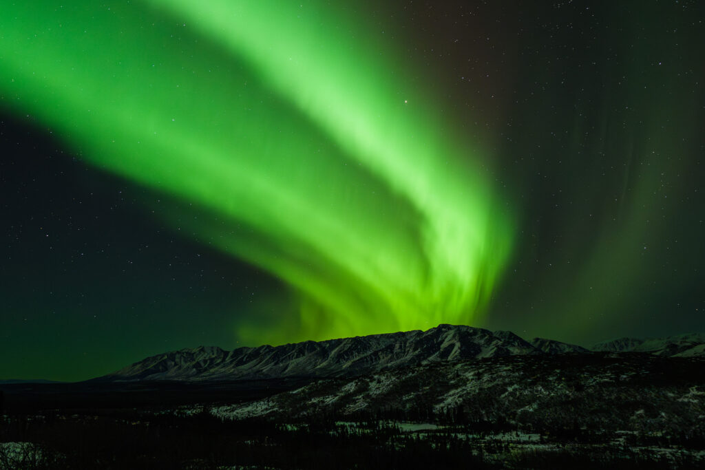 Northern Lights over the Alaska Range
