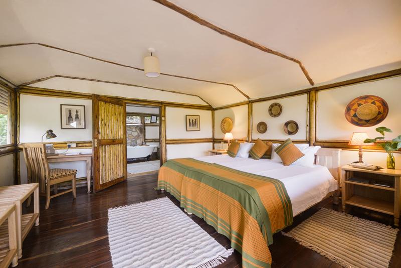 Bwindi lodge room