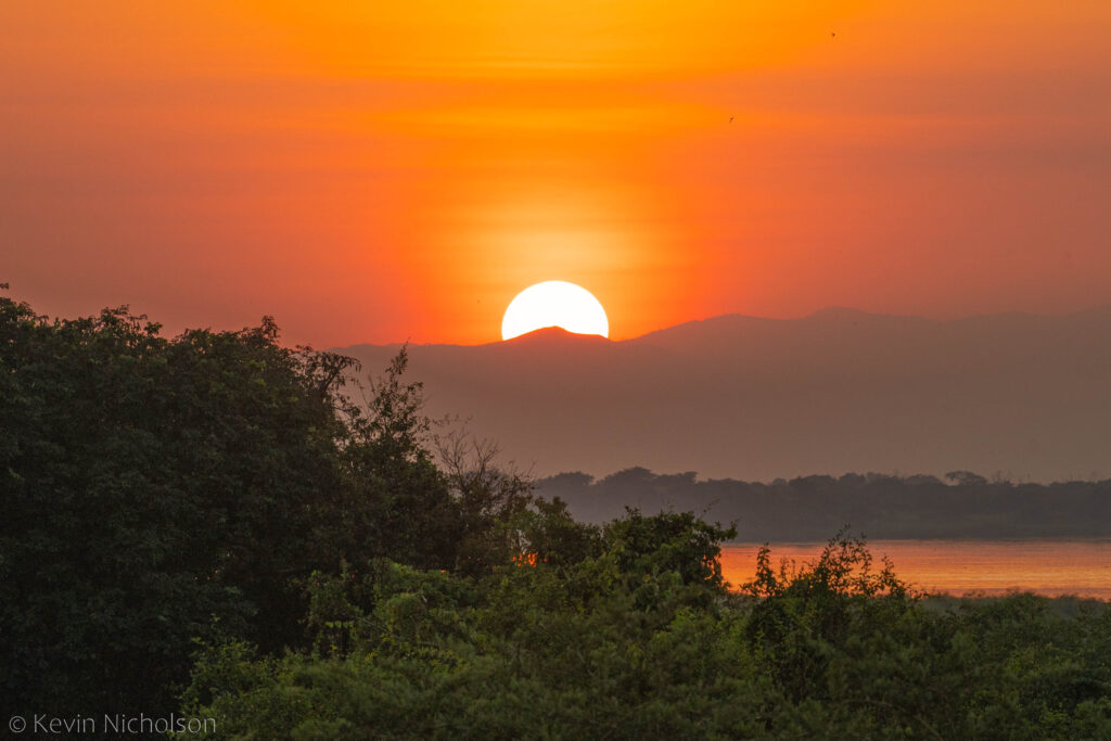 Sunset over the Nile River