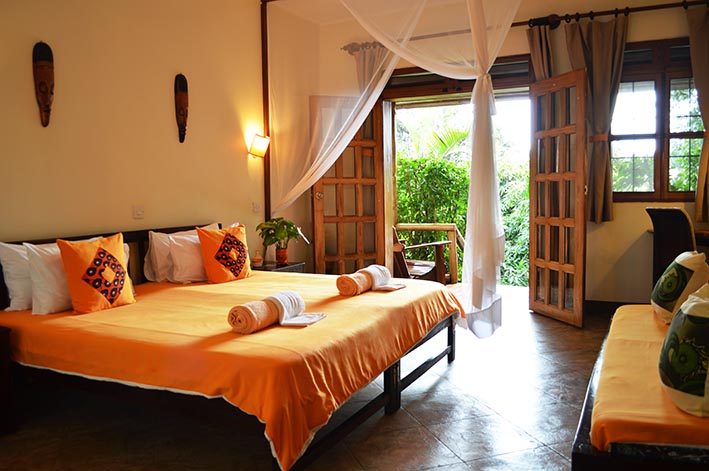Hotel room in Entebbe