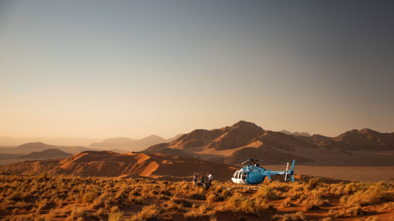 Helicopter flights over Sossusvlei