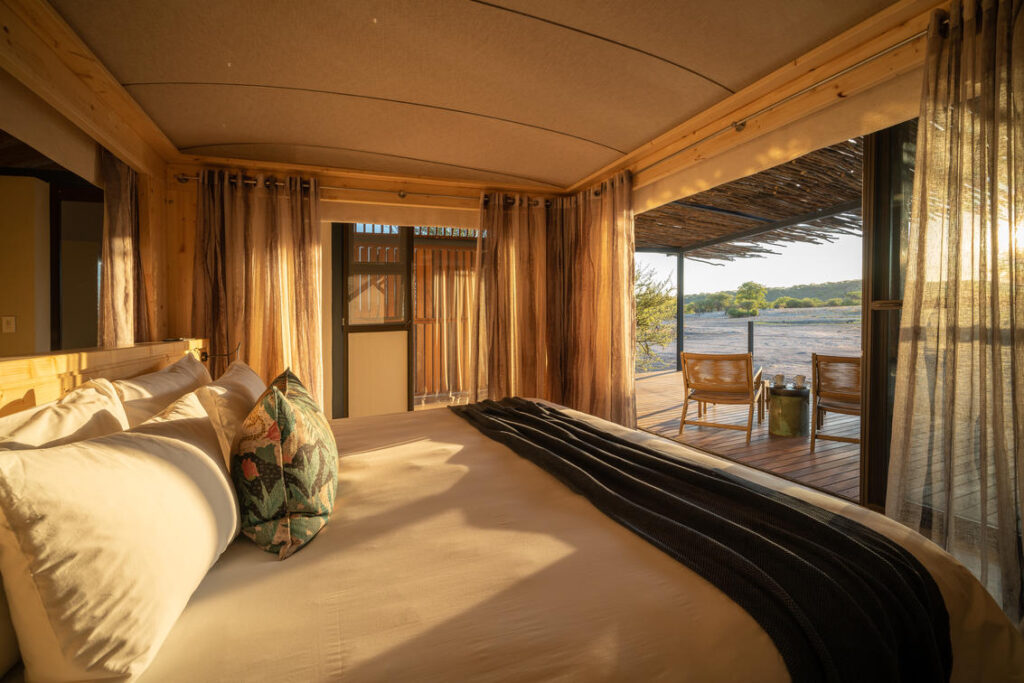 Anderssons Camp at Ongava bedroom view