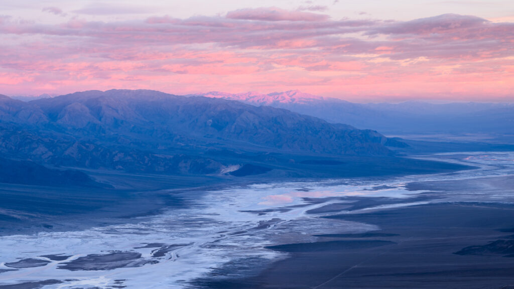 Badwater Basin from Dantes View - Death Valley National Park